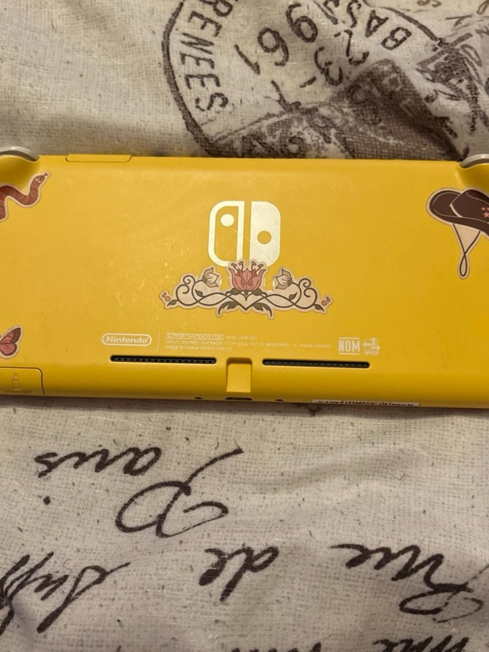 Nintendo Handheld Console - Yellow Switch Lite Style